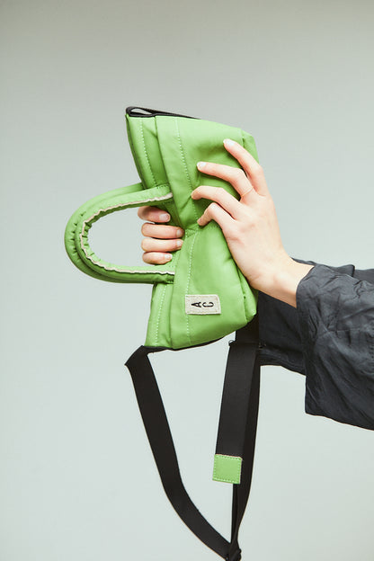 Hester Hemp Top Handle Crossbody Bag in Grass