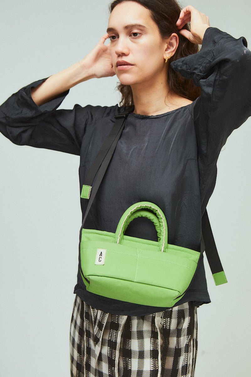 Hester Hemp Top Handle Crossbody Bag in Grass