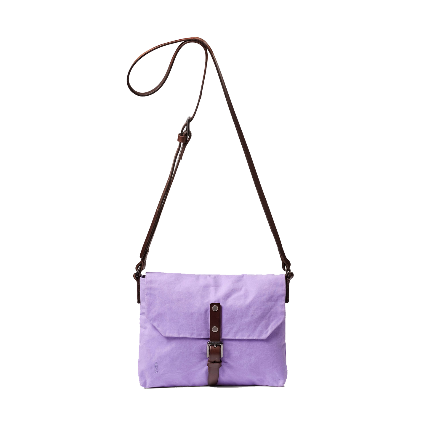 Purple Waxed Cotton Bag