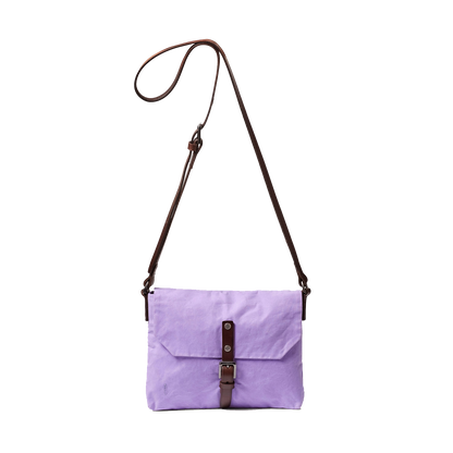 Purple Waxed Cotton Bag