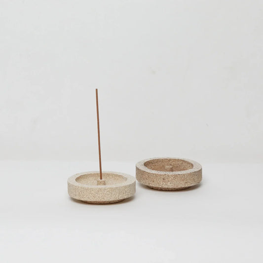 EggsLike Round Incense Holder | made from egg shells & coffee grounds