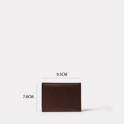 Petra Leather Cardholder in Bog