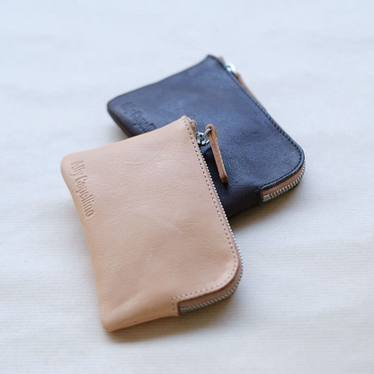 Bibi British Pasture Leather Purse in Natural