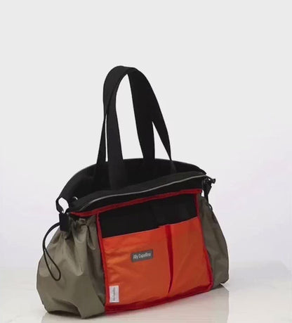 Maxi Changing Holdall Bag in Black