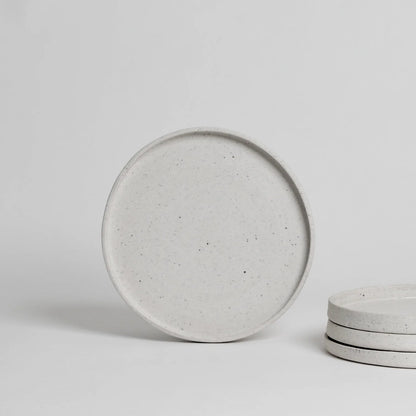 ReCinder Side Plate | made from 100% fired scrap from the ceramic industry
