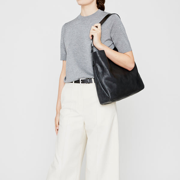 Cleve Calvert Leather Shoulder Bag in Moss – Ally Capellino