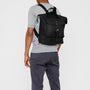 Frances Waxed Cotton Rucksack in Brick-SML RUCKSACK-Ally Capellino-Ally Capellino