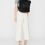 Frances Waxed Cotton Rucksack in Black-SML RUCKSACK-Ally Capellino-Ally Capellino