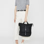 Frances Waxed Cotton Rucksack in Brick-SML RUCKSACK-Ally Capellino-Ally Capellino