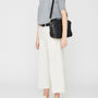 SS19, womens, leather, black, crossbody, black leather, leather crossbody, black leather crossbody, crossbody bag, black crossbody bag, shoulder bag, 