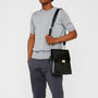 Lori Boundary Leather Crossbody Lock Bag in Oxblood-PORTRAIT BAG-Ally Capellino-oxblood-burgundy-leather-crossbody