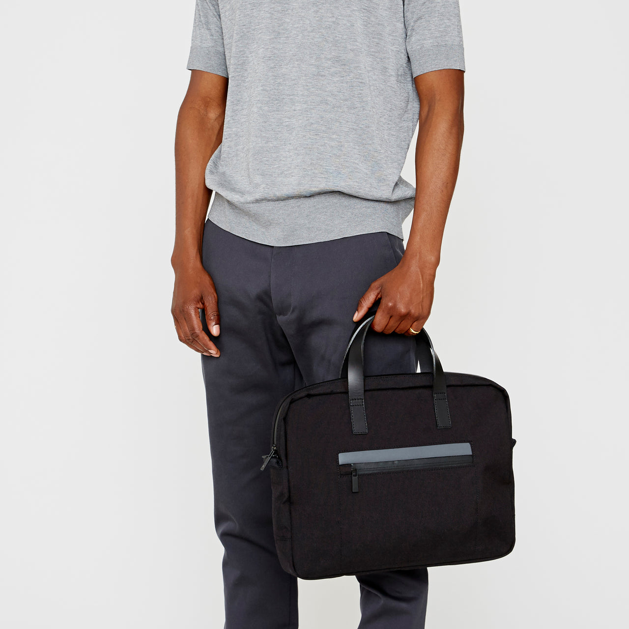 Mansell Travel and Cycle Briefcase in Grey