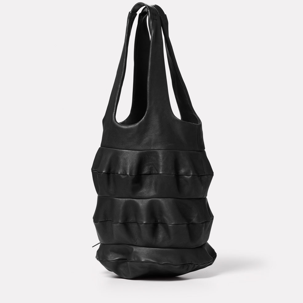Arnold Leather Shoulder Bag in Black