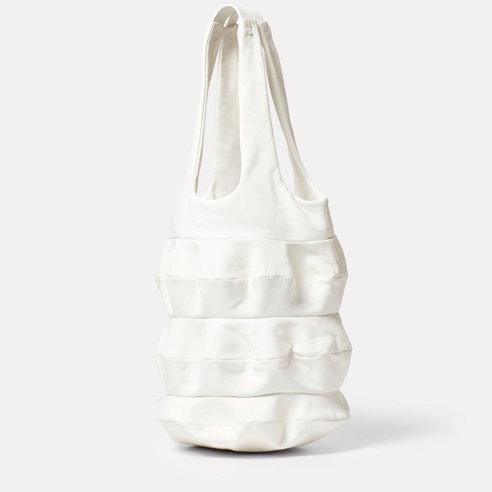 Arnold Leather Shoulder Bag in White