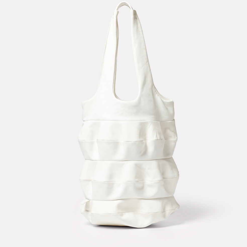Arnold Leather Shoulder Bag in White