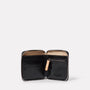 Axel Leather Zip Round Wallet in Black-SQUARE ZIP ROUND-Ally Capellino-Ally Capellino