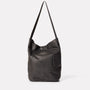 Bobo Camlet Leather Shoulder Bag in Black-SOFT BUCKET-Ally Capellino-Ally Capellino-Black-Black Leather Bag