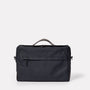 Brian Granular City Briefcase in Midnight-BRIEFCASE-Ally Capellino-cotton and nylon-blue-navy-midnight-travel bag