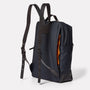 Brick Granular City Backpack in Midnight-RUCKSACK-Ally Capellino-cotton and nylon-blue-navy-midnight-travel bag