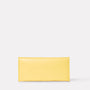 Evie Long Leather Purse in Yellow