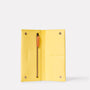 Evie Long Leather Purse in Yellow