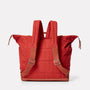 Frank Large Waxed Cotton Rucksack in Brick-RUCKSACK-Ally Capellino-Ally Capellino