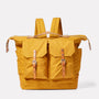 Frank Large Waxed Cotton Rucksack in Cumin-RUCKSACK-Ally Capellino-Ally Capellino