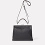 Frida Soft Frame Bag in Black-LARGE FRAME-Ally Capellino-Ally Capellino-Black-Black Leather Bag
