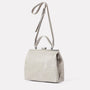 Frida Soft Frame Bag in Grey-LARGE FRAME-Ally Capellino-Ally Capellino-Grey-Grey Leather