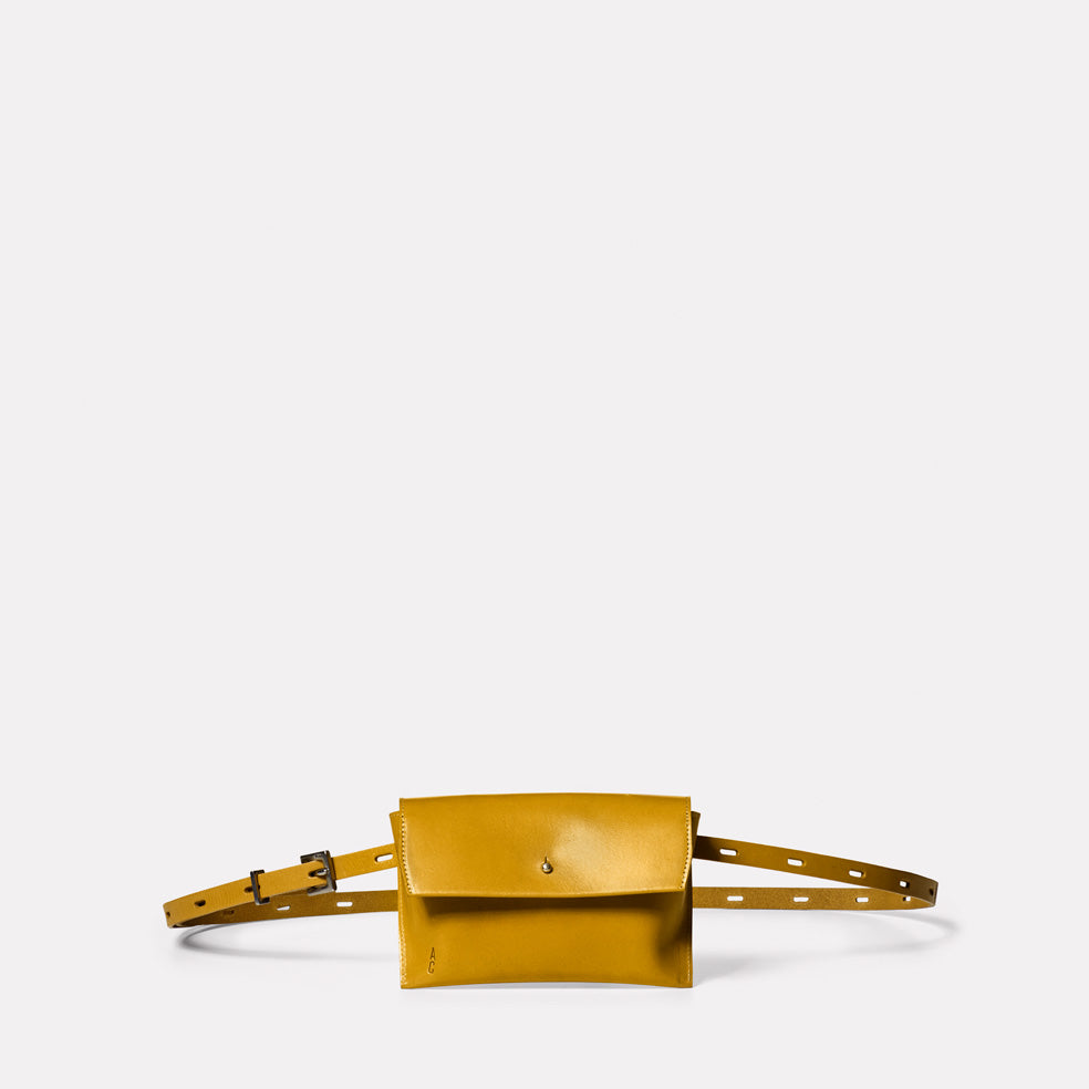 Hild Purse on a Belt in Mustard