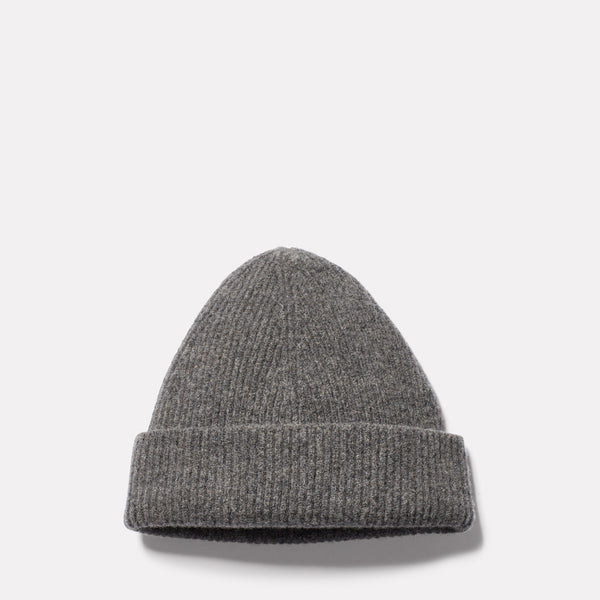 Lambswool Hat in Grey-HAT-Ally Capellino-Lambswool