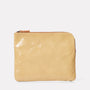 Hocker Large Leather Purse in Beige Gloss-LARGE POUCH-Ally Capellino-Ally Capellino