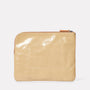 Hocker Large Leather Purse in Beige Gloss-LARGE POUCH-Ally Capellino-Ally Capellino