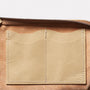 Hocker Medium Leather Purse in Beige Gloss-MEDIUM POUCH-Ally Capellino-Ally Capellino