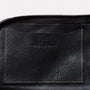 Hocker Medium Leather Purse in Black-MEDIUM POUCH-Ally Capellino-Ally Capellino