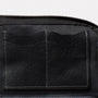 Hocker Medium Leather Purse in Black-MEDIUM POUCH-Ally Capellino-Ally Capellino