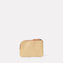 Hocker Small Leather Purse in Beige Gloss-SMALL POUCH-Ally Capellino-Ally Capellino
