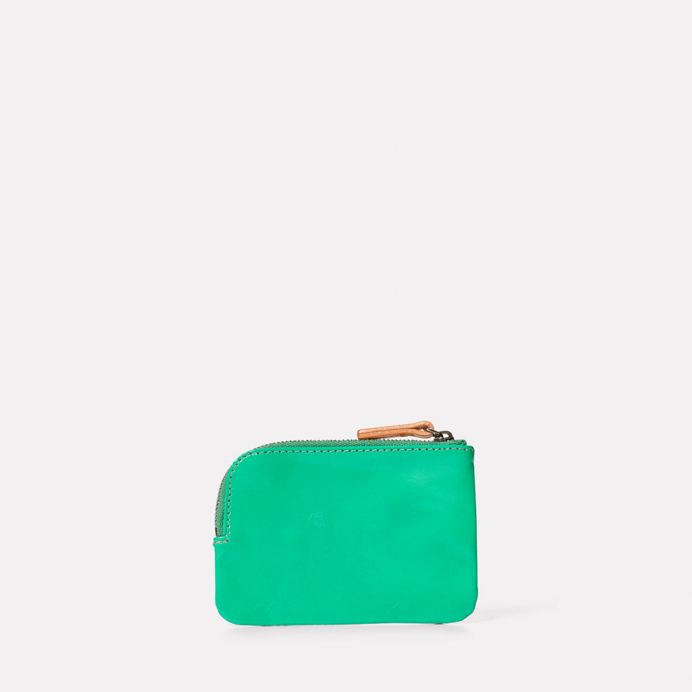 Hocker Small Leather Purse in Green