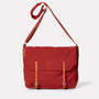 Jeremy Waxed Cotton Satchel in Brick-MEDIUM SATCHEL-Ally Capellino-Ally Capellino