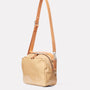 Leila Large Calvert Leather Crossbody Bag in Beige Gloss-Crossbody Bag-Ally Capellino-Ally Capellino