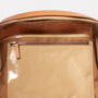 Leila Large Calvert Leather Crossbody Bag in Beige Gloss-Crossbody Bag-Ally Capellino-Ally Capellino