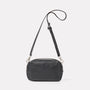 Leila Medium Calvert Leather Crossbody Bag in Old Black