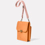 Lori Boundary Leather Crossbody Lock Bag in Apricot Angle Shot
