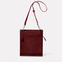 Lori Boundary Leather Crossbody Lock Bag in Brown Back