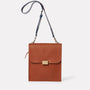Lori Boundary Leather Crossbody Lock Bag in Oxblood-PORTRAIT BAG-Ally Capellino-oxblood-burgundy-leather-crossbody