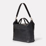 Nichol Calvert Leather Work Bag in Black Angle
