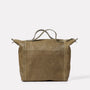 Nichol Calvert Leather Work Bag in Moss