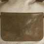 Nichol Calvert Leather Work Bag in Moss