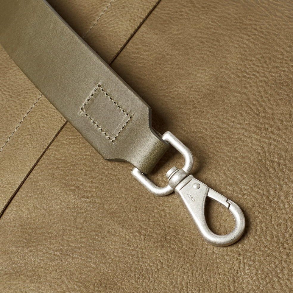 Nichol Calvert Leather Work Bag in Moss