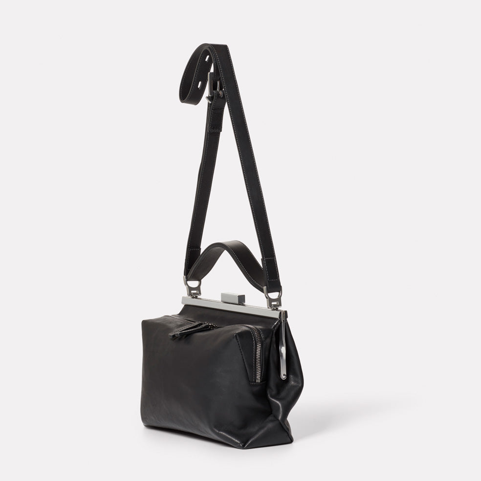 Nico Soft Frame Bag in Black – Ally Capellino